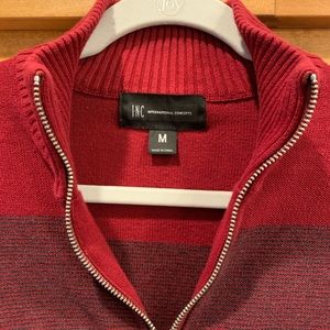 Men’ INC Front Zip Sweater